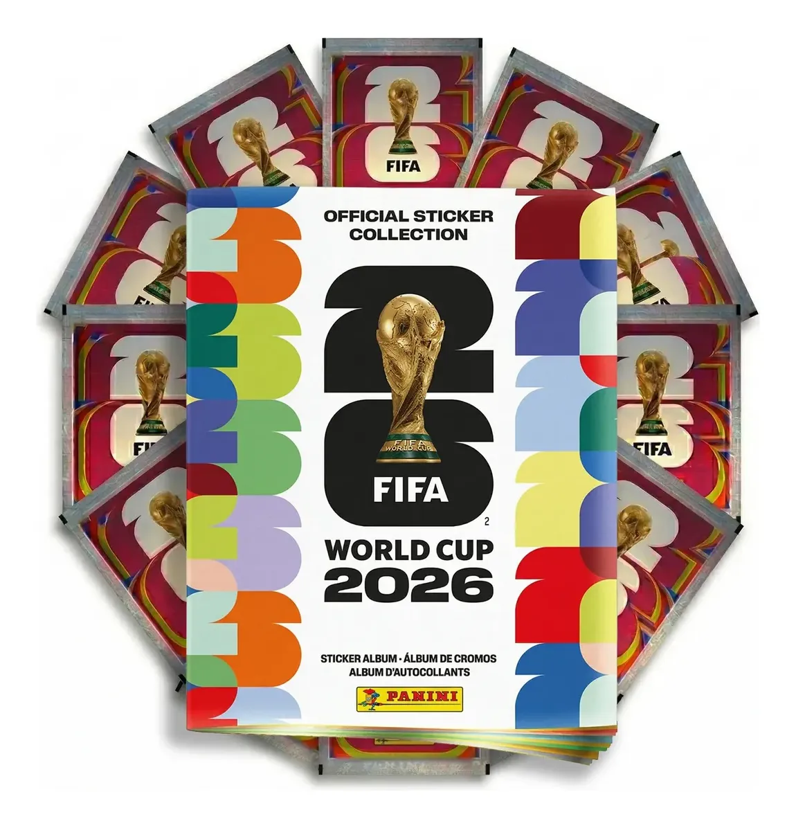 Kit Álbum Mundial 2026 Panini más 10 sobres
